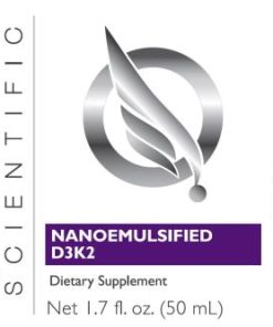 Alternative view of Nanoemulsified Vitamin D3-K2 1.7 fl oz