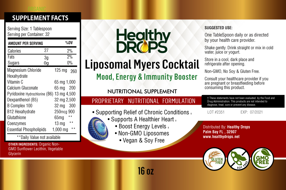 Liposomal Healthy drops Myers cocktail