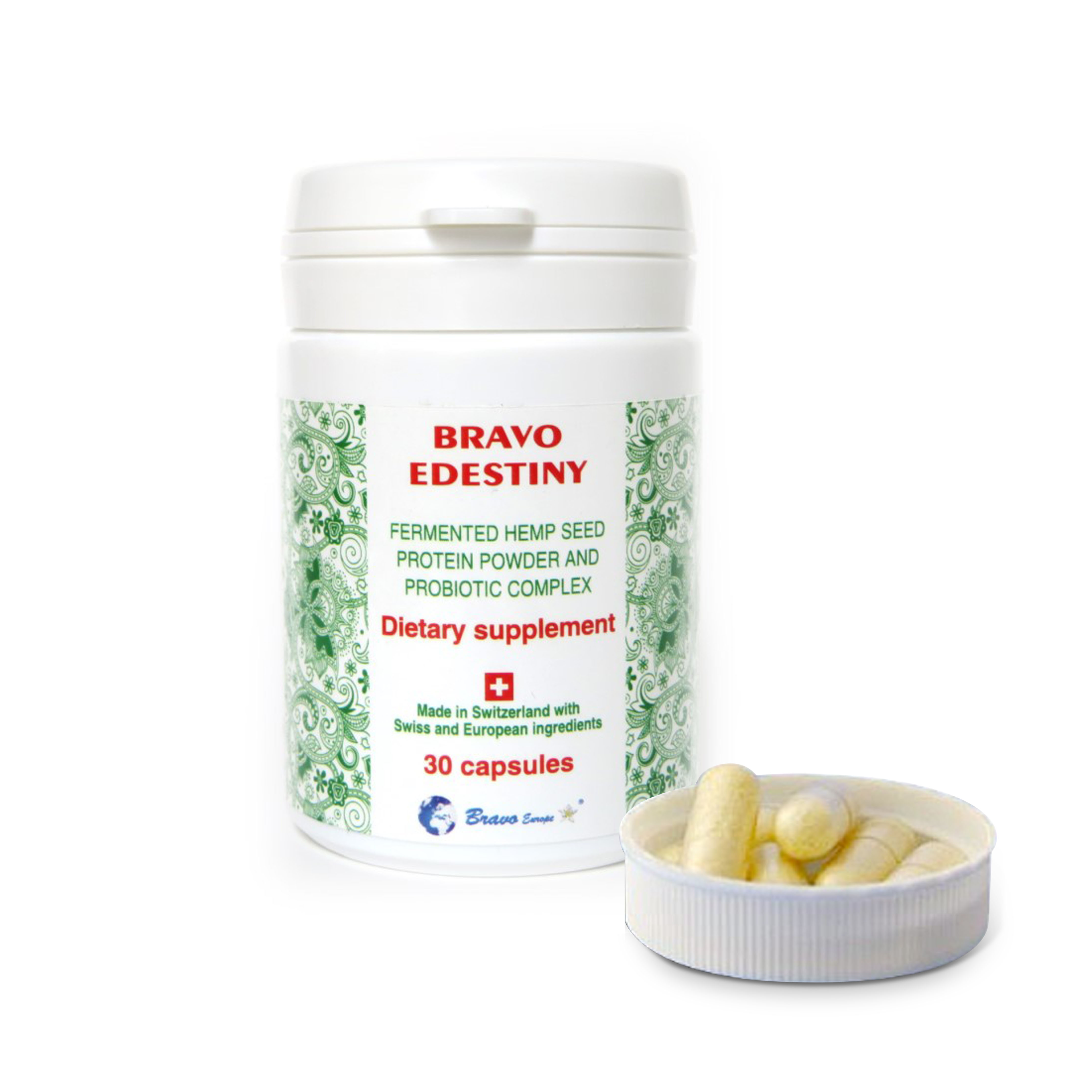 Bravo Edestiny Dietary Supplement 30 Capsules