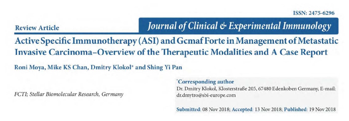 When GcMAFForte does not decrease cancer markers