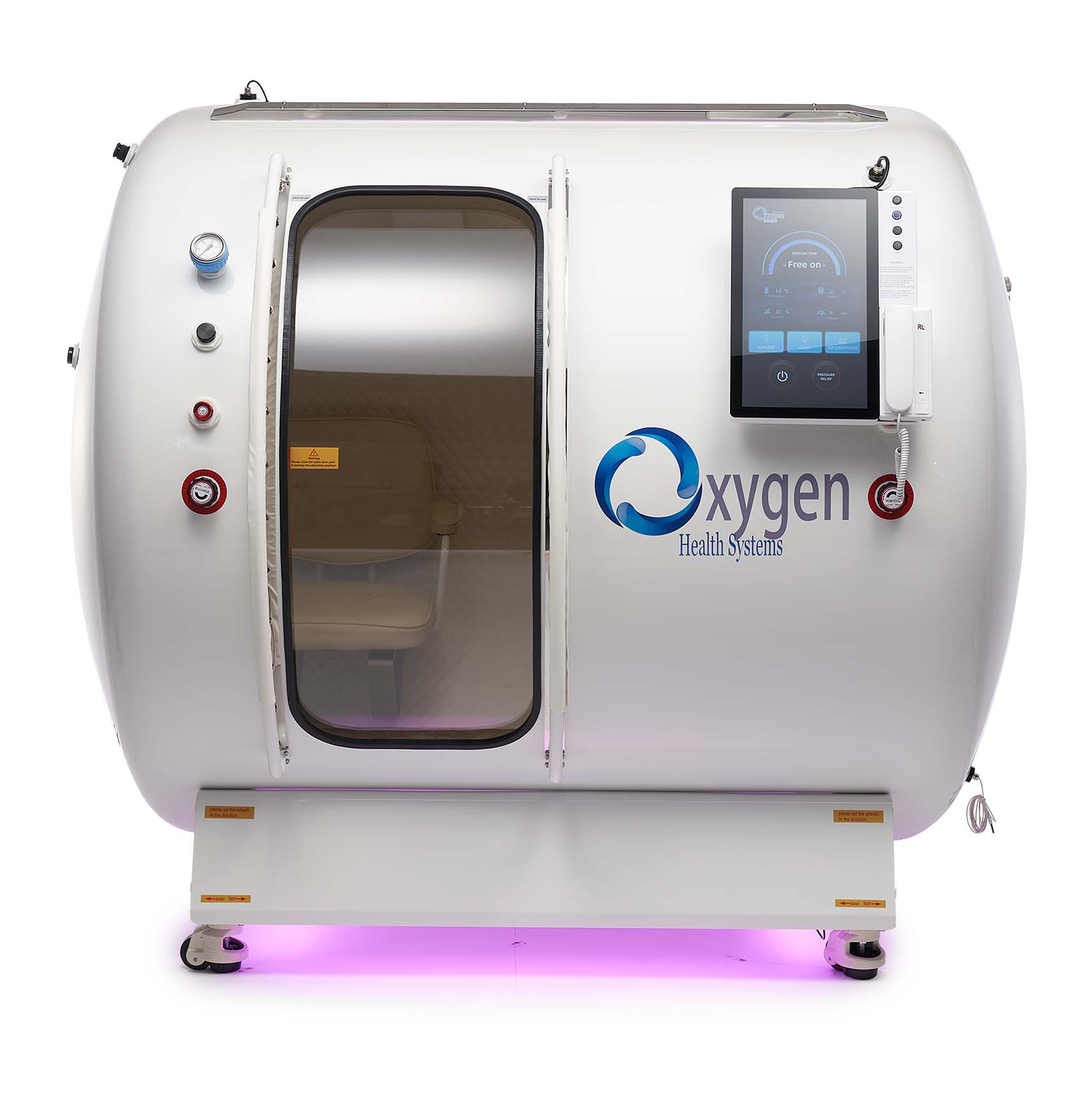 63"D | 2.0 ATA | Multiplace Hyperbaric Hard Shell M5300 Oxygen Chamber