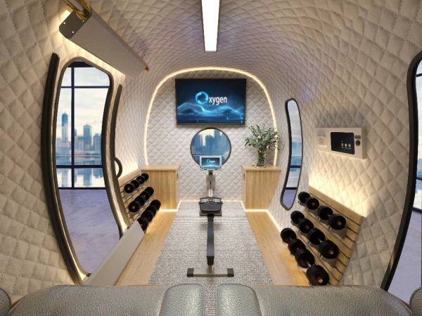Exercise-Ready Multiplace Hard Shell Hyperbaric Oxygen Chamber - Image 11