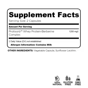 ONCO-ADJUNCT™ Pathway-3_Glucose Metabolism Ultra Botanica_Supplement Facts_1